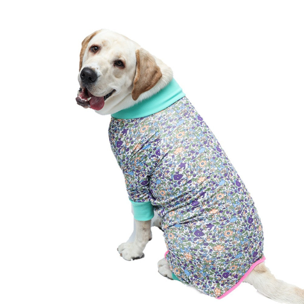 KFX-4712637 Cozy Cotton Long Sleeve Dog Homewear in Multiple Colors