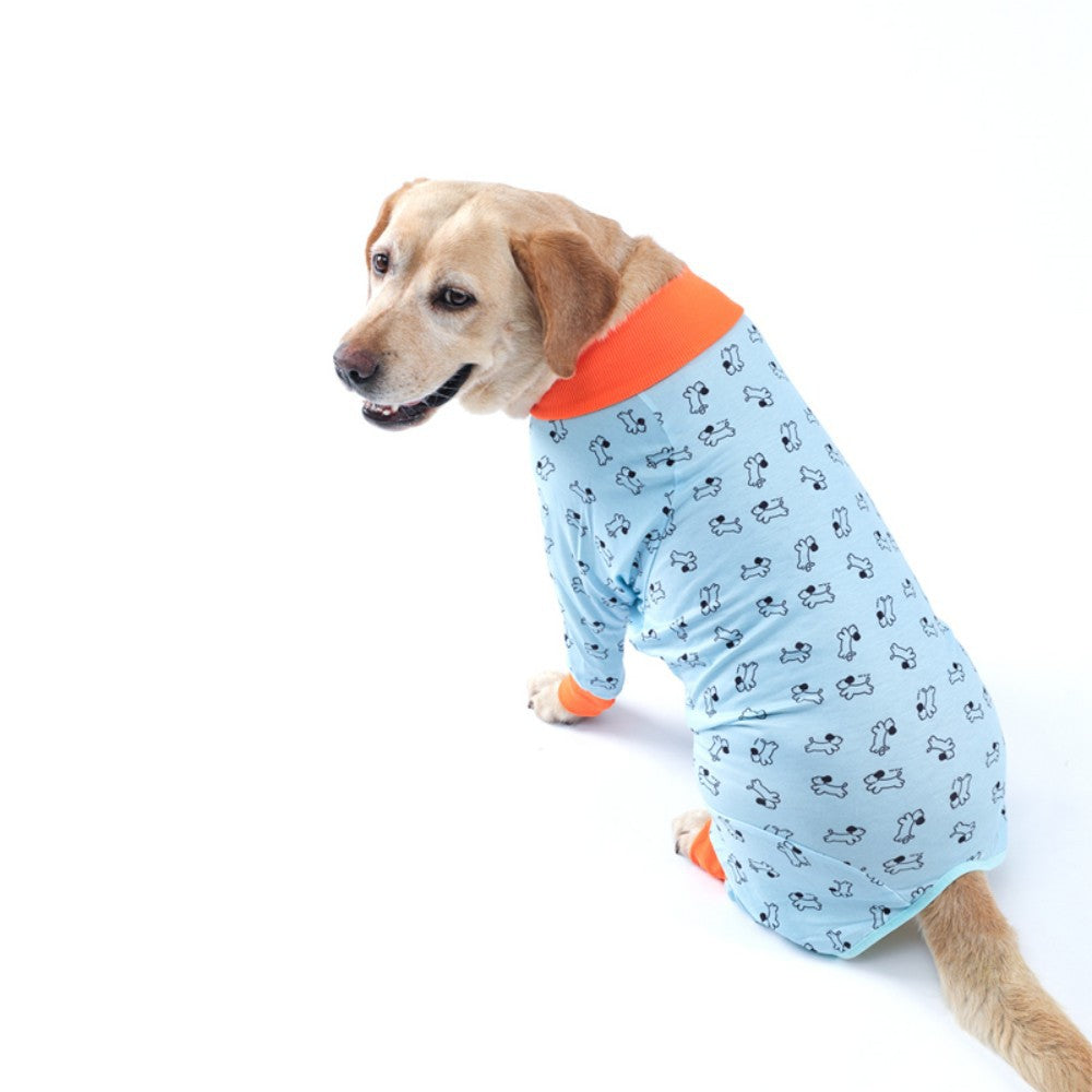 KFX-4712637 Cozy Cotton Long Sleeve Dog Homewear in Multiple Colors