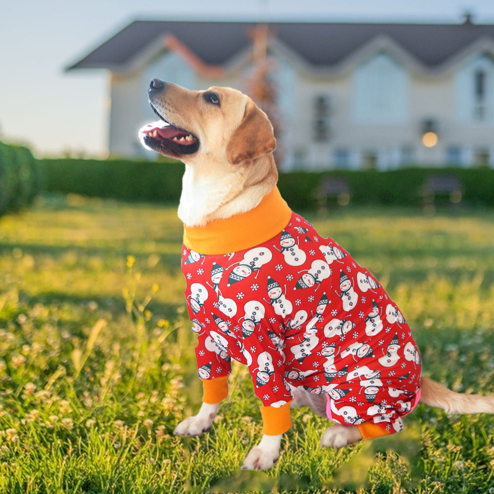 KFX-4712637 Cozy Cotton Long Sleeve Dog Homewear in Multiple Colors