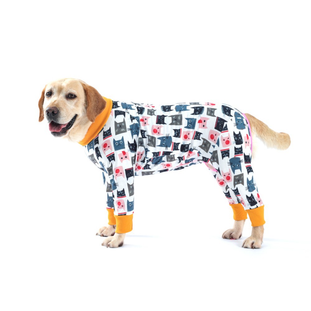 KFX-4712637 Cozy Cotton Long Sleeve Dog Homewear in Multiple Colors