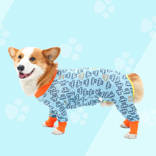 KFX-4712637 Cozy Cotton Long Sleeve Dog Homewear in Multiple Colors