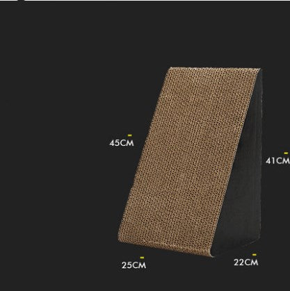 KFX-4714045 Vertical Cat Climbing Board with Corrugated Paper and Grinding Claws