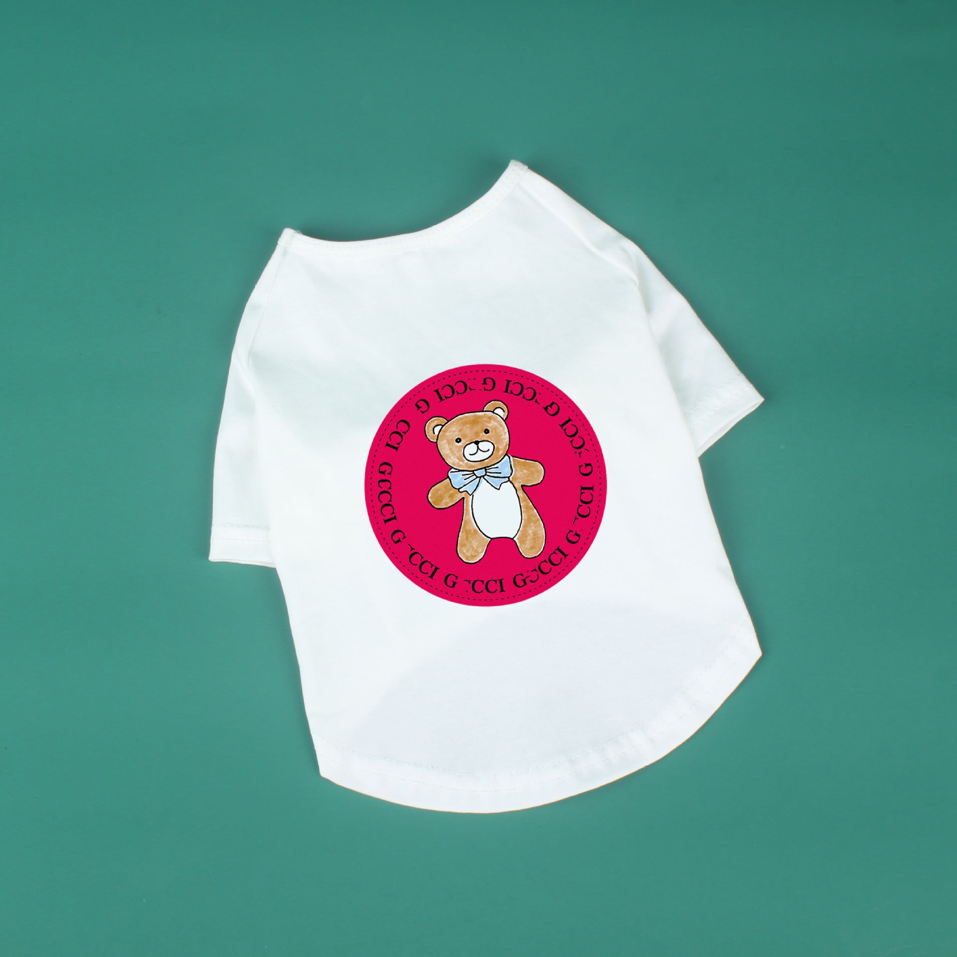 KFX-4714429 Pure Cotton Stretch Short Sleeve T-Shirt for Pets