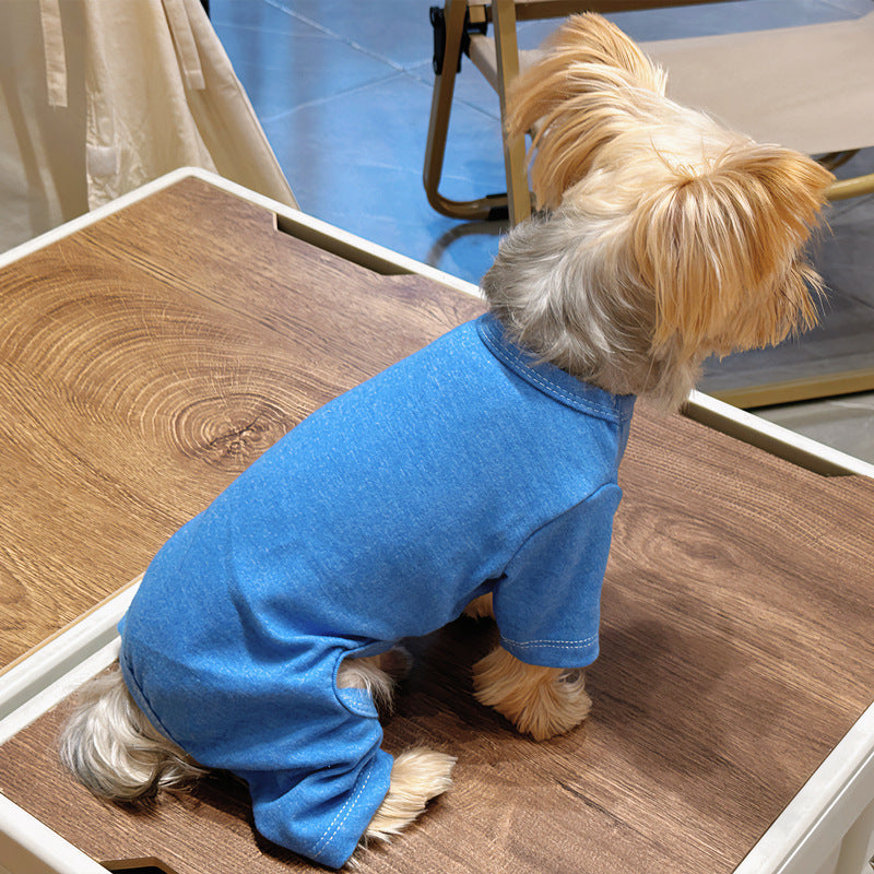 KFX-4720445 Comfortable Cotton Pajamas for Small Dogs in Various Colors