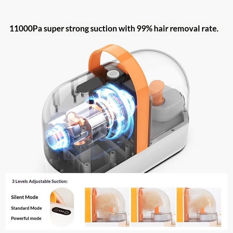 KFX-4721469 Electric Hair Clipper with Built-in Hair Suction for Effortless Pet Grooming