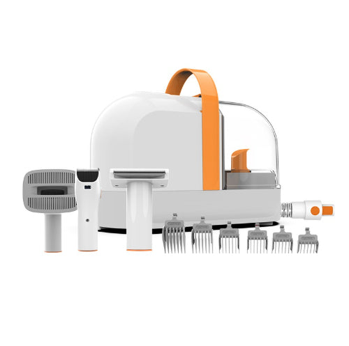KFX-4721469 Electric Hair Clipper with Built-in Hair Suction for Effortless Pet Grooming