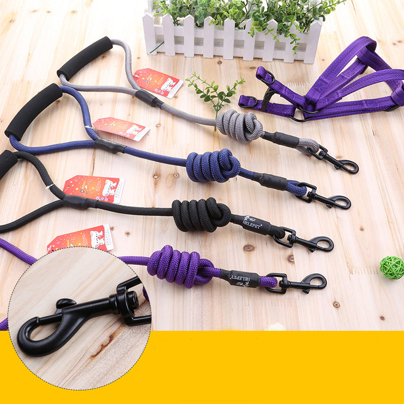 KFX-4723389 Durable Scalable Nylon Leash for Small to Medium Dogs - Available in Multiple Colors