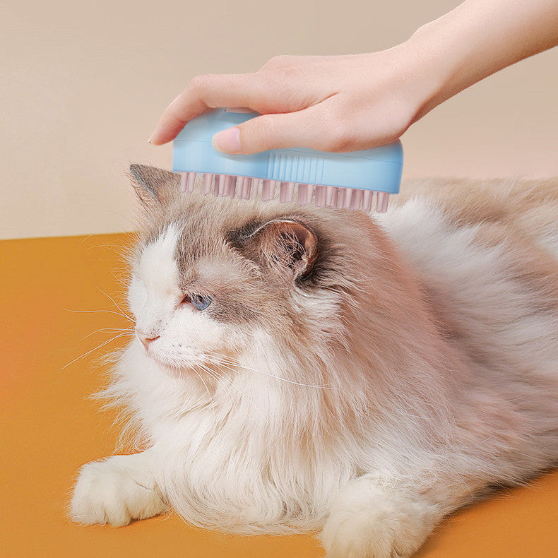 KFX-4725181 Electric Pet Grooming Brush with Deep Cleaning and UV Light for Cats and Dogs
