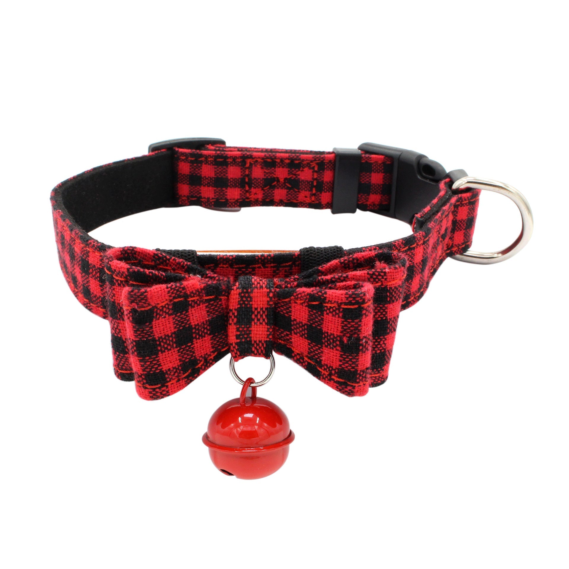 KFX-4727357 Comfortable Bow Collar with Soft Suede Microfiber Backing for Pets - Adjustable Sizes XS to L