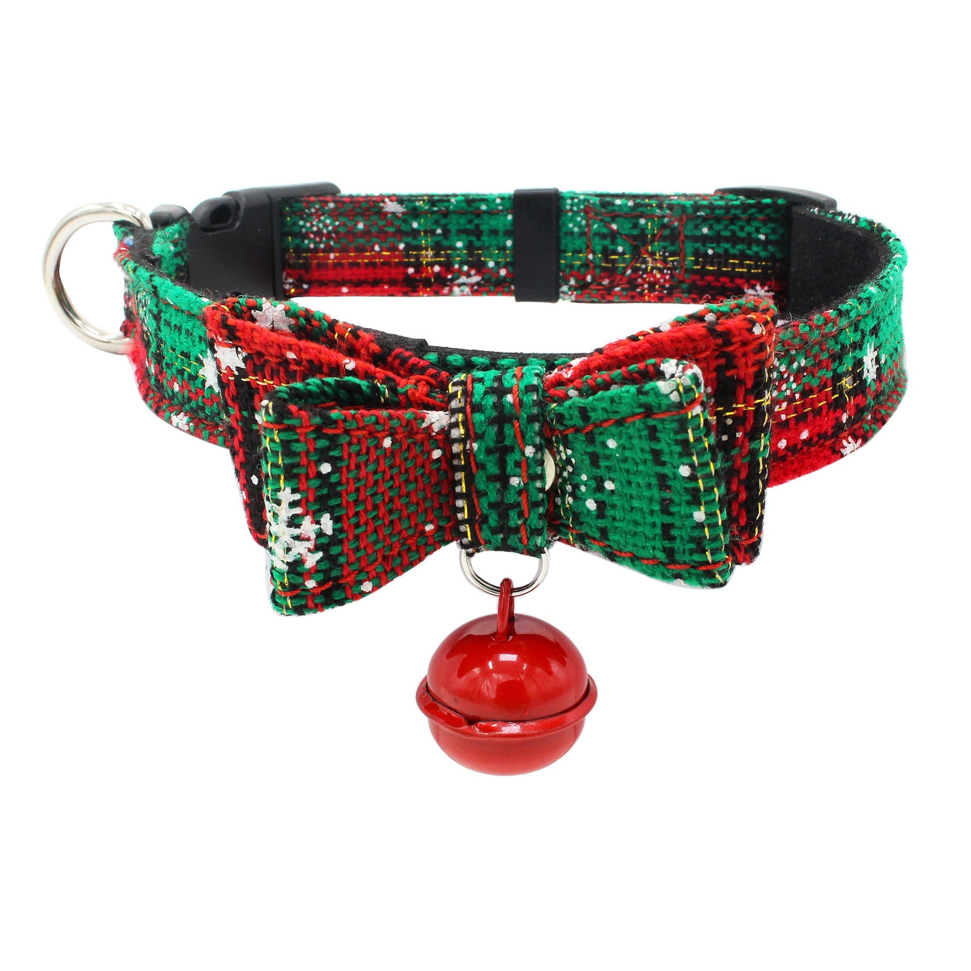 KFX-4727357 Comfortable Bow Collar with Soft Suede Microfiber Backing for Pets - Adjustable Sizes XS to L