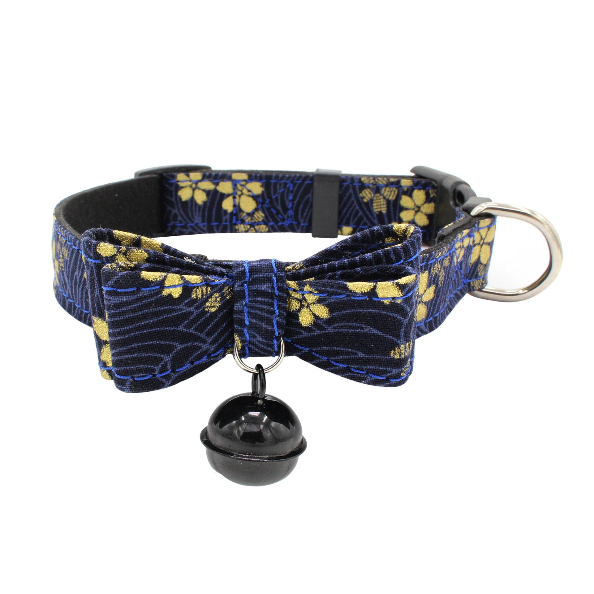 KFX-4727357 Comfortable Bow Collar with Soft Suede Microfiber Backing for Pets - Adjustable Sizes XS to L
