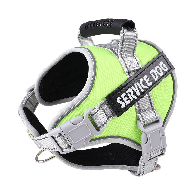 KFX-4731197 Adjustable Explosion-Proof Dog Chest Strap with Leash in Multiple Colors