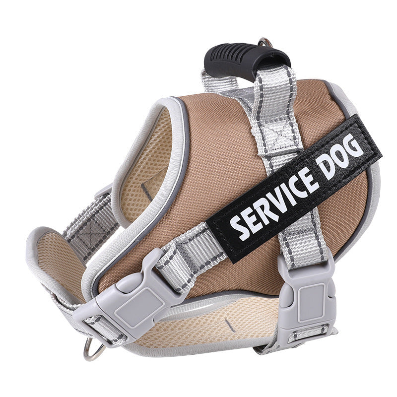 KFX-4731197 Adjustable Explosion-Proof Dog Chest Strap with Leash in Multiple Colors