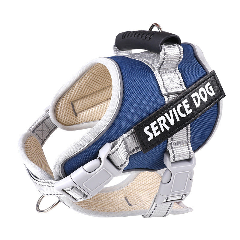 KFX-4731197 Adjustable Explosion-Proof Dog Chest Strap with Leash in Multiple Colors