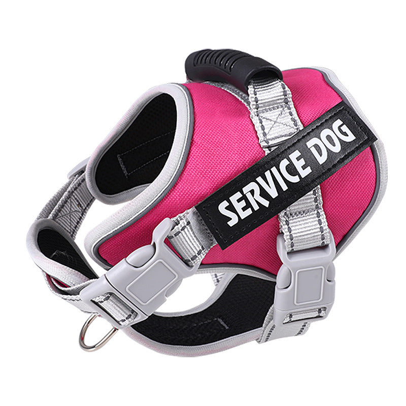 KFX-4731197 Adjustable Explosion-Proof Dog Chest Strap with Leash in Multiple Colors