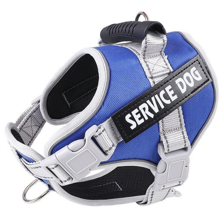 KFX-4731197 Adjustable Explosion-Proof Dog Chest Strap with Leash in Multiple Colors