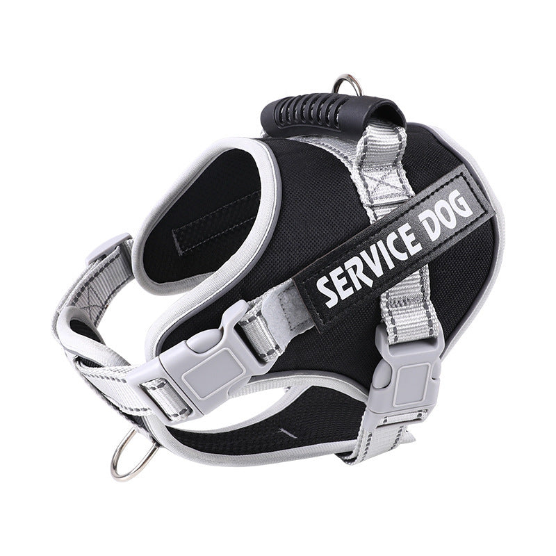 KFX-4731197 Adjustable Explosion-Proof Dog Chest Strap with Leash in Multiple Colors