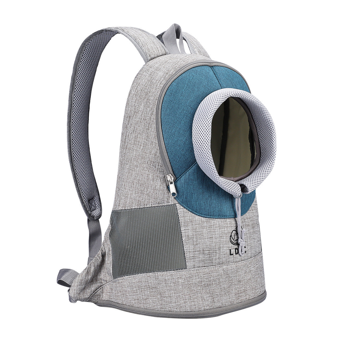 KFX-4731581 Portable Breathable Pet Backpack Carrier for Dogs and Cats, Adjustable with Legs Out Design, Medium to Hard Fabric