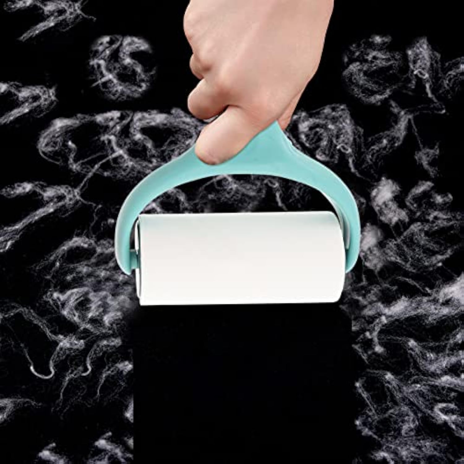 KFX-4732605 Refillable Lint Roller and Fuzz Remover for Effortless Pet Hair and Lint Removal on Fabrics and Furniture