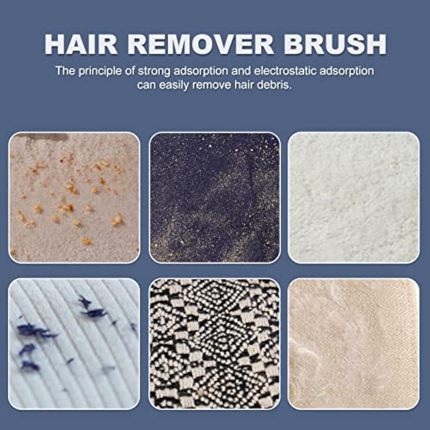 KFX-4732605 Refillable Lint Roller and Fuzz Remover for Effortless Pet Hair and Lint Removal on Fabrics and Furniture