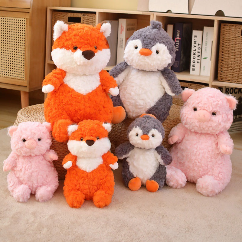 KFX-4734781 Cozy Gray Elephant Plush Toy for Teens - 25cm and 35cm Options Available