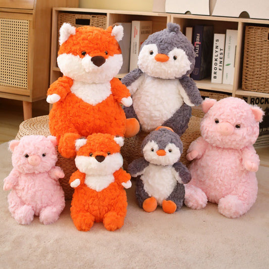 KFX-4734781 Cozy Gray Elephant Plush Toy for Teens - 25cm and 35cm Options Available
