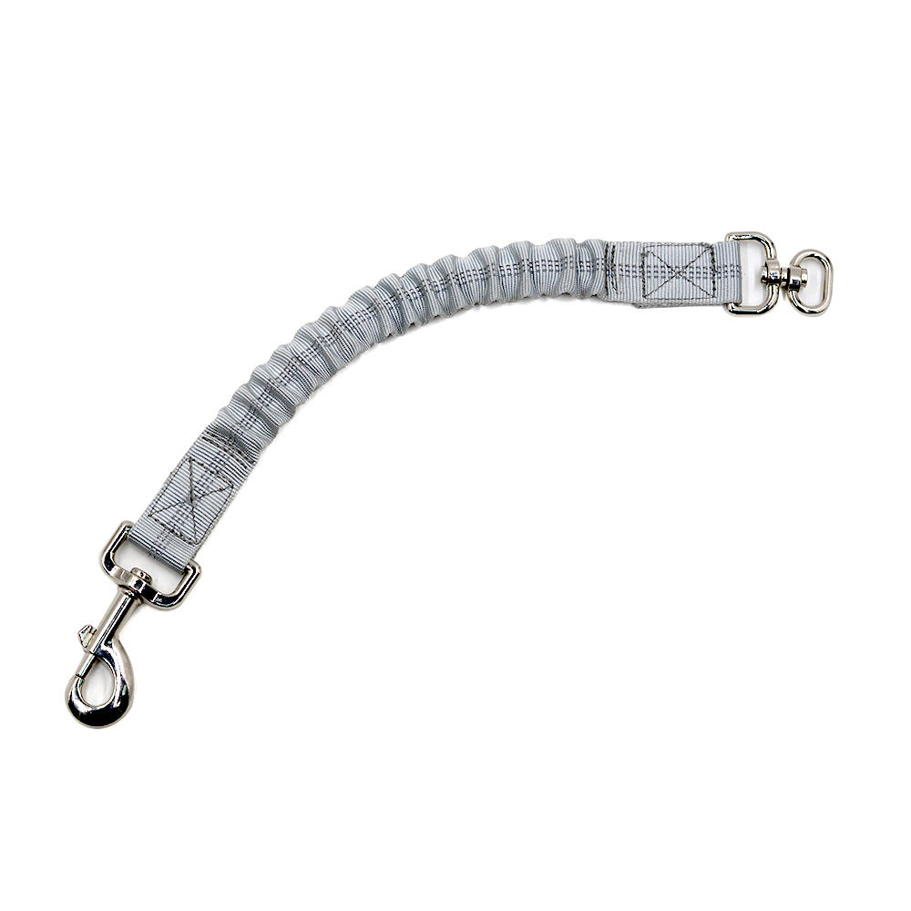 KFX-4734909 Reflective Elastic Dog Leash Extension Belt – Nylon, Scalable, 2.5*37-45cm, Various Colors