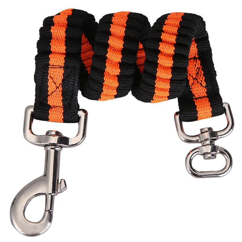 KFX-4734909 Reflective Elastic Dog Leash Extension Belt – Nylon, Scalable, 2.5*37-45cm, Various Colors