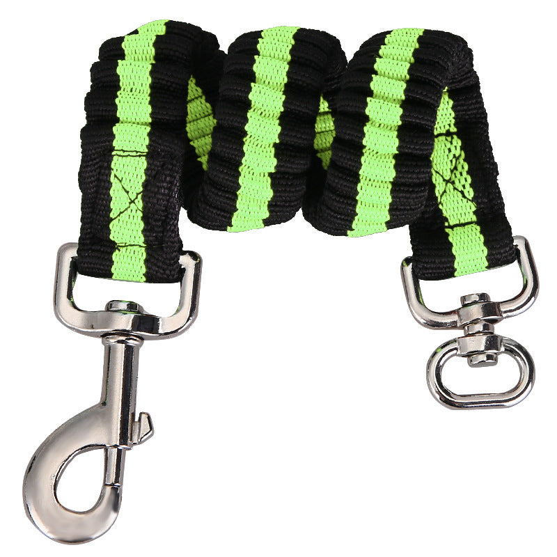 KFX-4734909 Reflective Elastic Dog Leash Extension Belt – Nylon, Scalable, 2.5*37-45cm, Various Colors