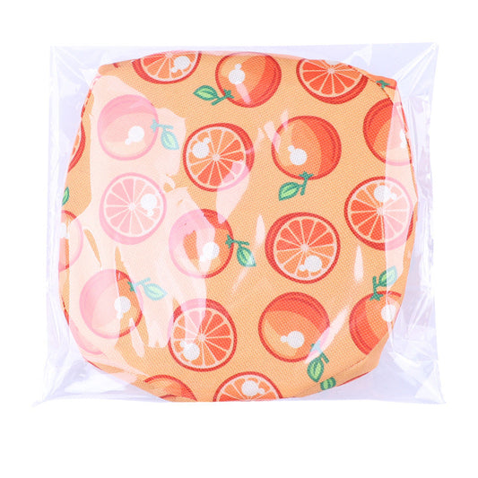 KFX-4735293 Portable Folding Food Basin - Oxford Cloth, Colorful Designs Including Strawberry, Pineapple, Watermelon, and Daisy