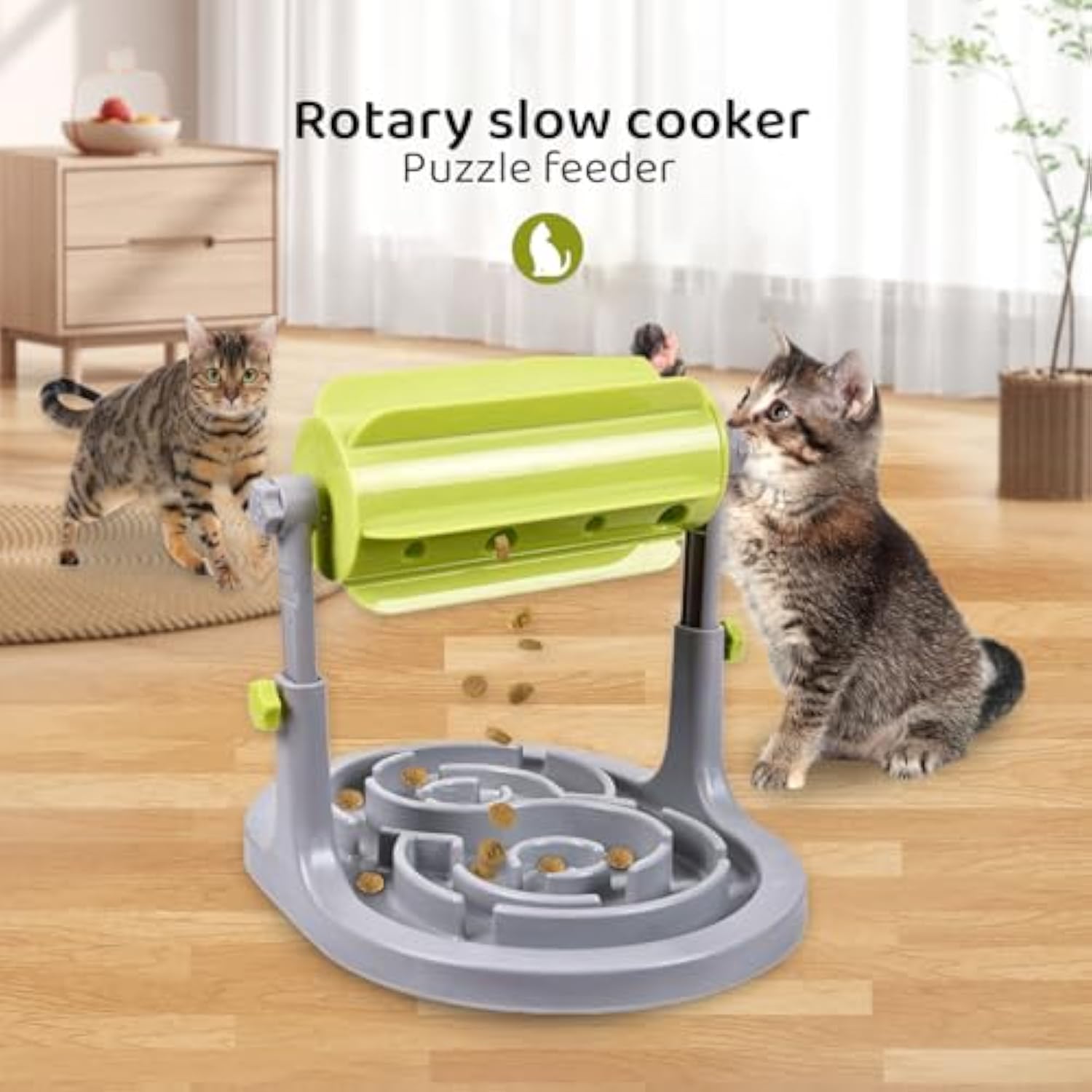 KFX-4738365 Interactive Pet Food Puzzle Toy for Dogs and Cats - Slow Feeder for Healthy Eating and Enhanced Digestion