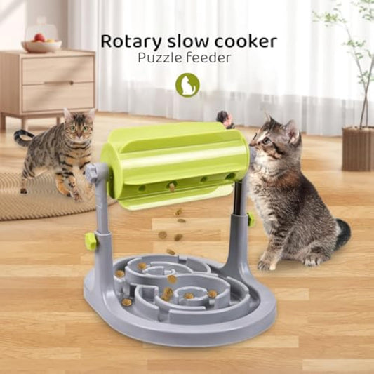 KFX-4738365 Interactive Pet Food Puzzle Toy for Dogs and Cats - Slow Feeder for Healthy Eating and Enhanced Digestion