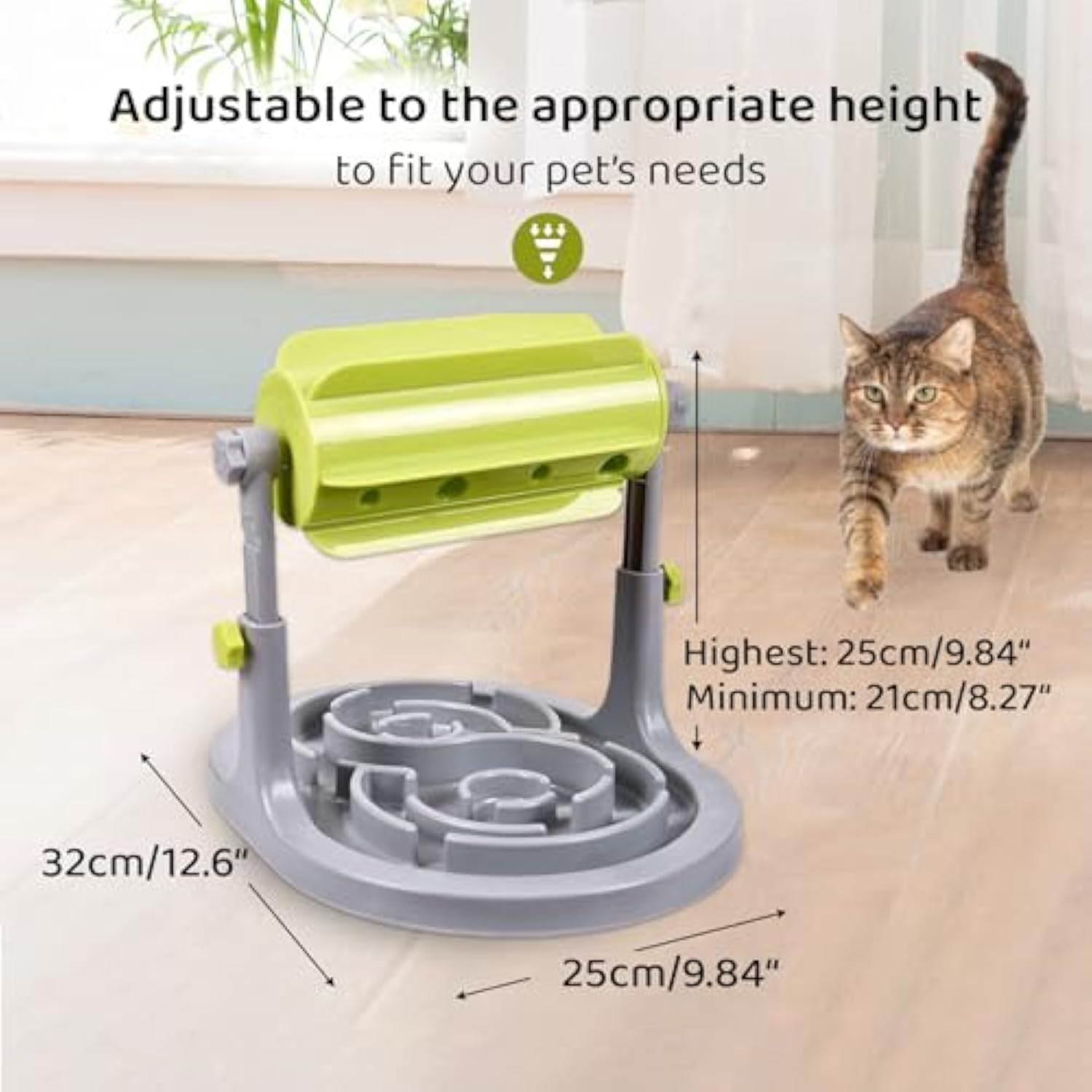 KFX-4738365 Interactive Pet Food Puzzle Toy for Dogs and Cats - Slow Feeder for Healthy Eating and Enhanced Digestion