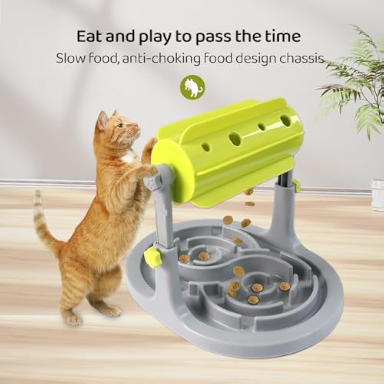 KFX-4738365 Interactive Pet Food Puzzle Toy for Dogs and Cats - Slow Feeder for Healthy Eating and Enhanced Digestion