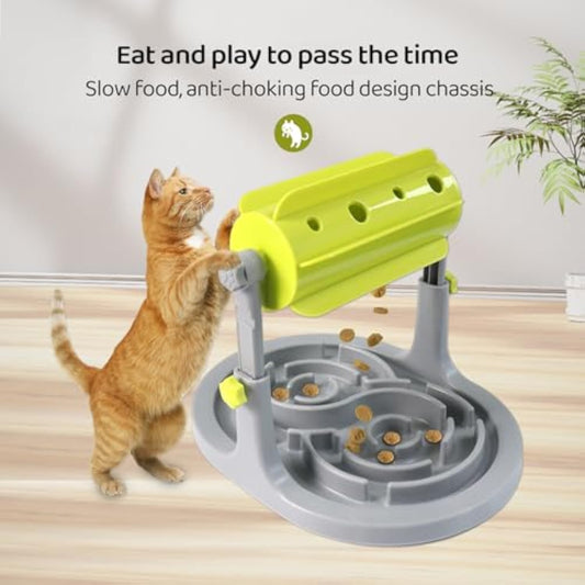 KFX-4738365 Interactive Pet Food Puzzle Toy for Dogs and Cats - Slow Feeder for Healthy Eating and Enhanced Digestion