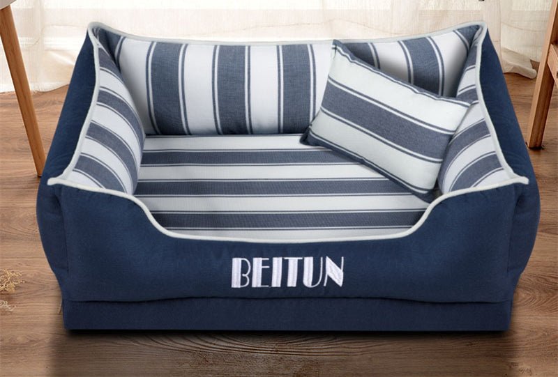 KFX-4739133 Removable and Washable Small Pomeranian Dog Bed - Summer Cool Nest in Various Colors