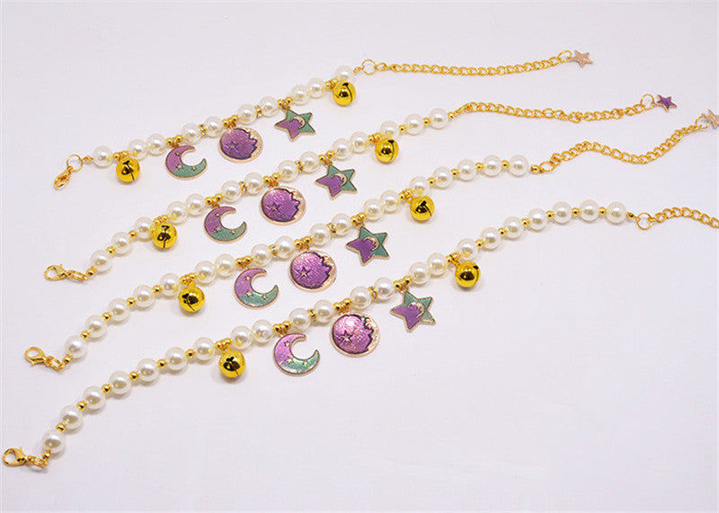 KFX-4742845 Metal Neck Ornaments for Pets - Puppy Collars with Bells, Multiple Sizes Available