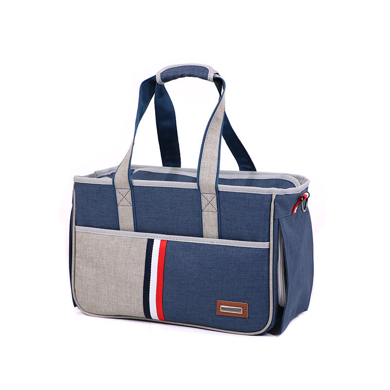 KFX-4743101 Pet Universal Shoulder Bag - Foldable Oxford Cloth Carrier for Pets Up to 12kg - S & L Sizes Available