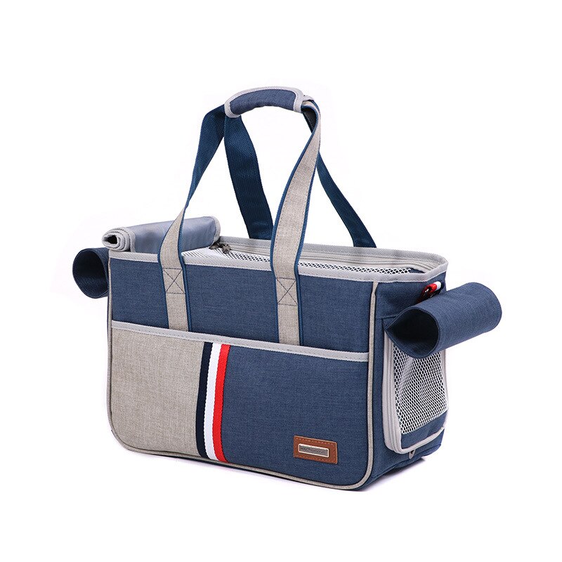 KFX-4743101 Pet Universal Shoulder Bag - Foldable Oxford Cloth Carrier for Pets Up to 12kg - S & L Sizes Available