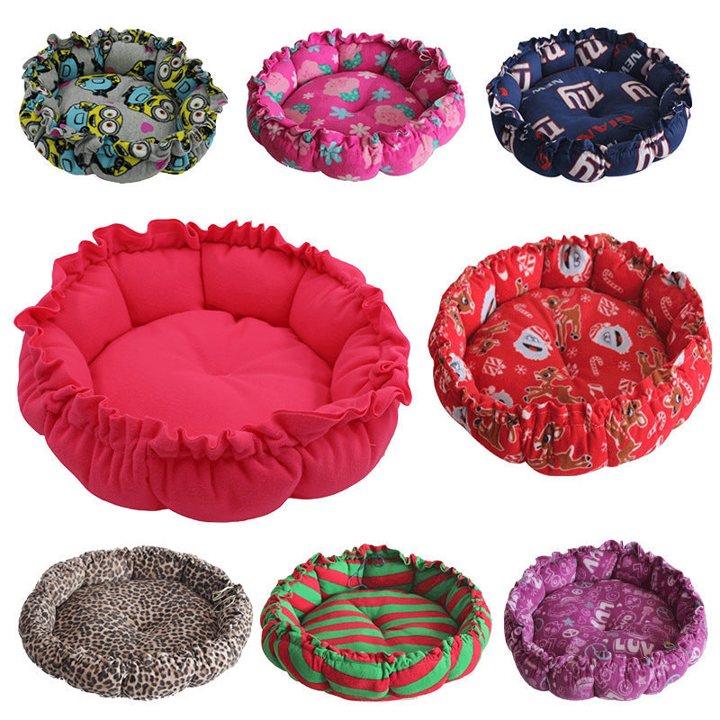 KFX-4744893 Warm Cotton Pet Kennel - Removable & Washable Winter Nest for Dogs, Available in Multiple Sizes