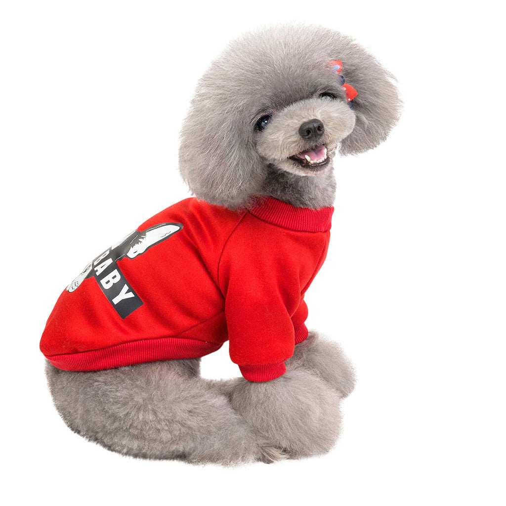 KFX-4750781 Cartoon Fashion Dog Sweater for Small to Large Breeds, Cotton Material