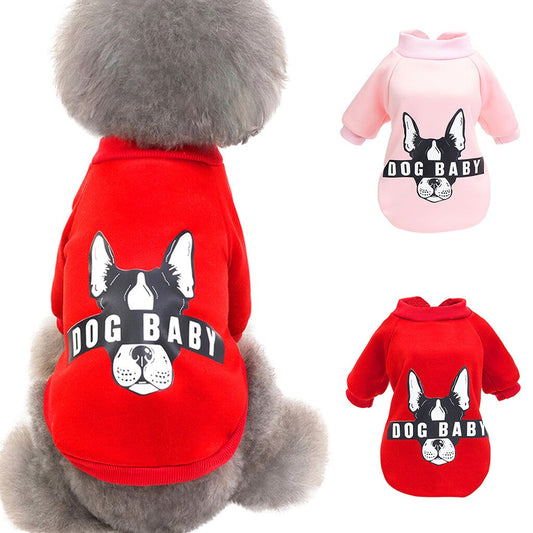 KFX-4750781 Cartoon Fashion Dog Sweater for Small to Large Breeds, Cotton Material