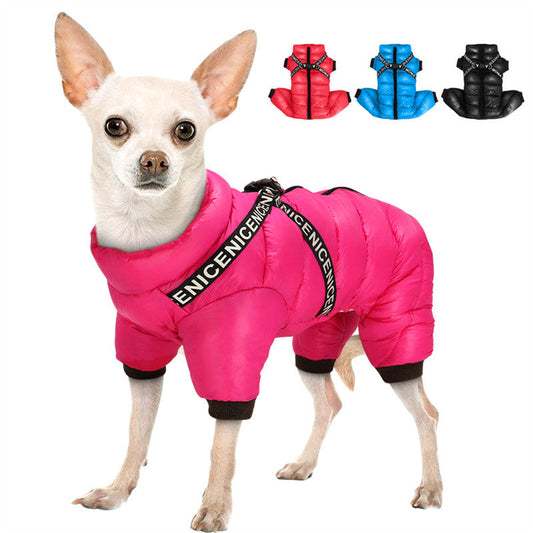 KFX-4756541 Cozy Winter Clothes for Small Pets - Four-legged Apparel for Dogs and Cats (S-3XL)