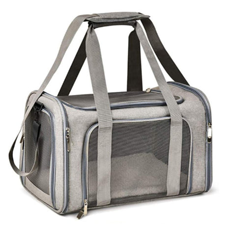 KFX-4758589 Portable Waterproof Pet Carrier Bag with Removable Pad - Two Sizes Available