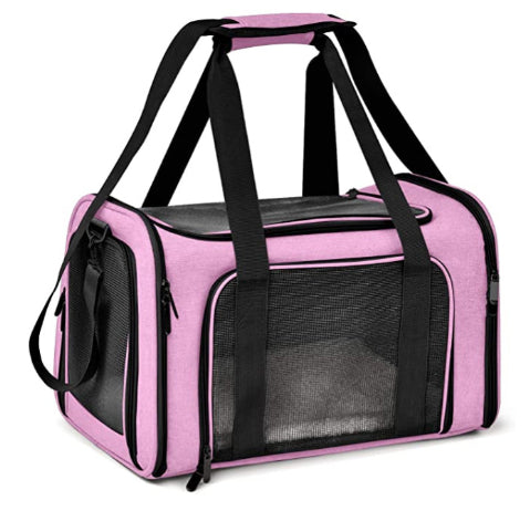 KFX-4758589 Portable Waterproof Pet Carrier Bag with Removable Pad - Two Sizes Available