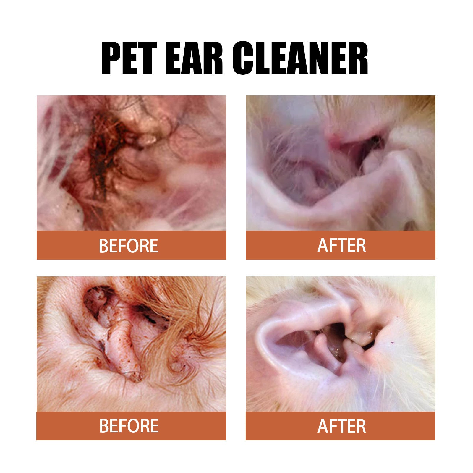 KFX-4759997 Ear Mite and Earwax Cleaner with Deodorizing Drops for Pets, 50ml