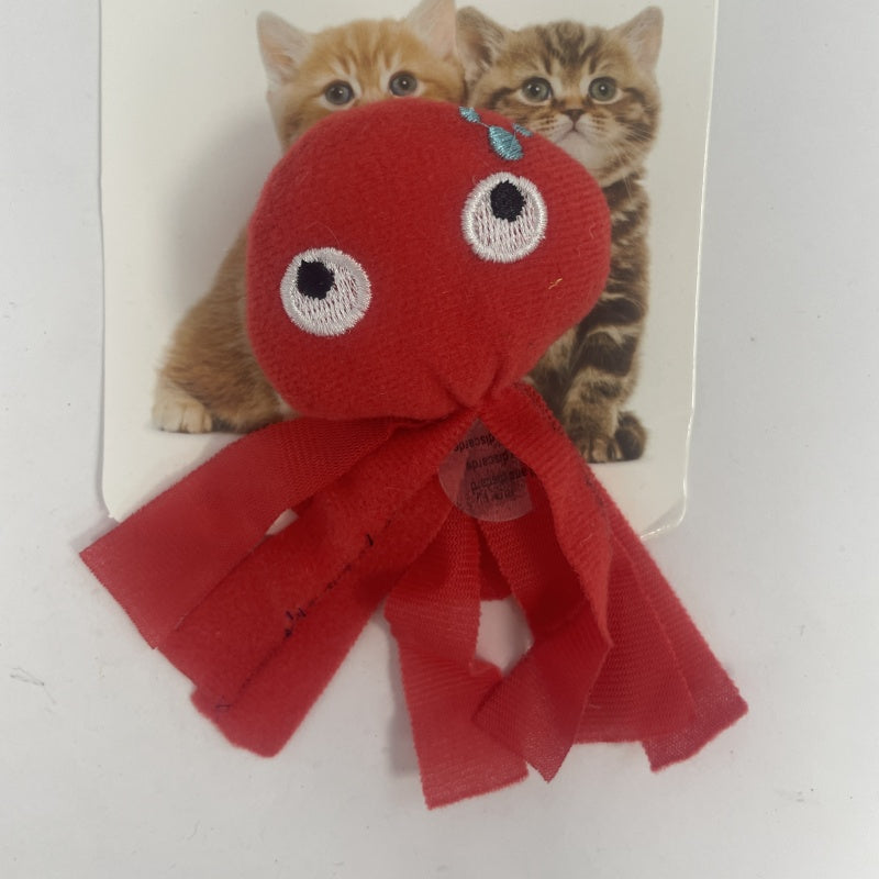KFX-4761789 Interactive Vocal Octopus Cat Toy for Engaging Playtime