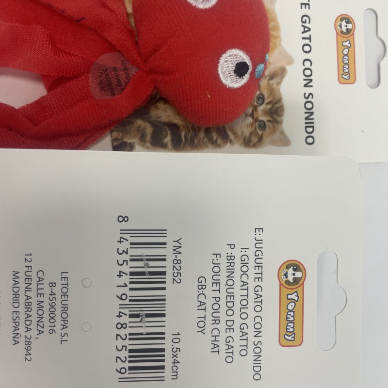 KFX-4761789 Interactive Vocal Octopus Cat Toy for Engaging Playtime