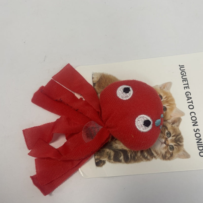 KFX-4761789 Interactive Vocal Octopus Cat Toy for Engaging Playtime