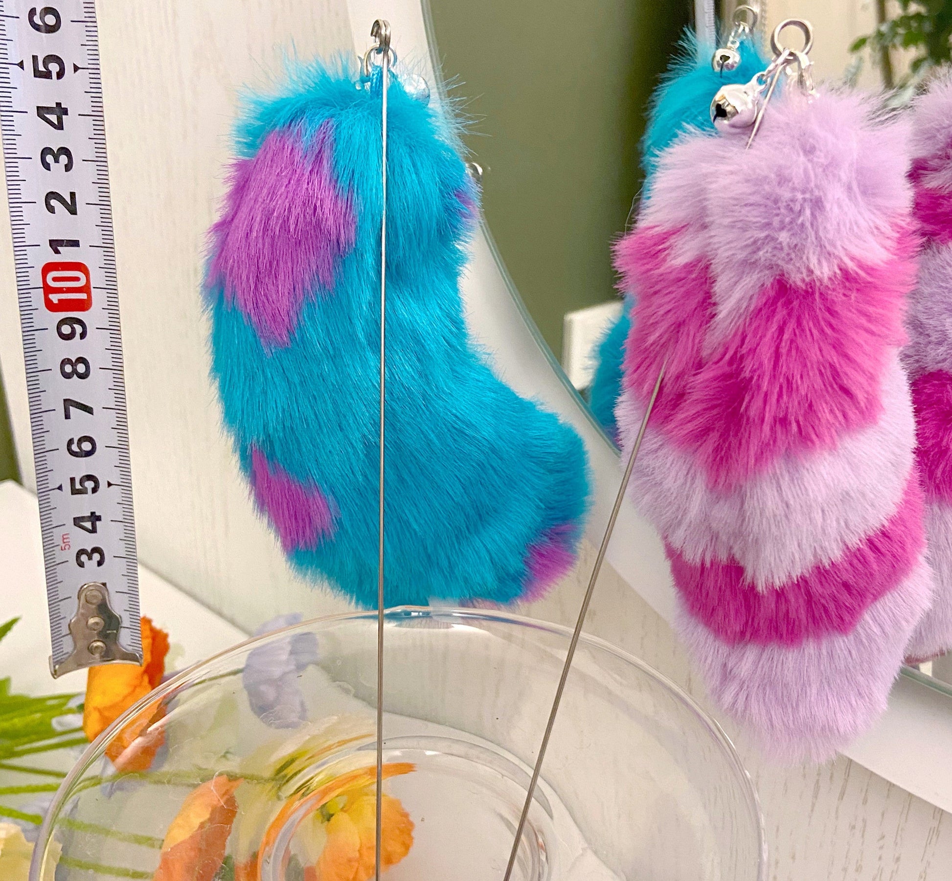 KFX-4762941 Funny Cat Plush Toy with Stick Tail - Sullivan Design, Various Sizes Available